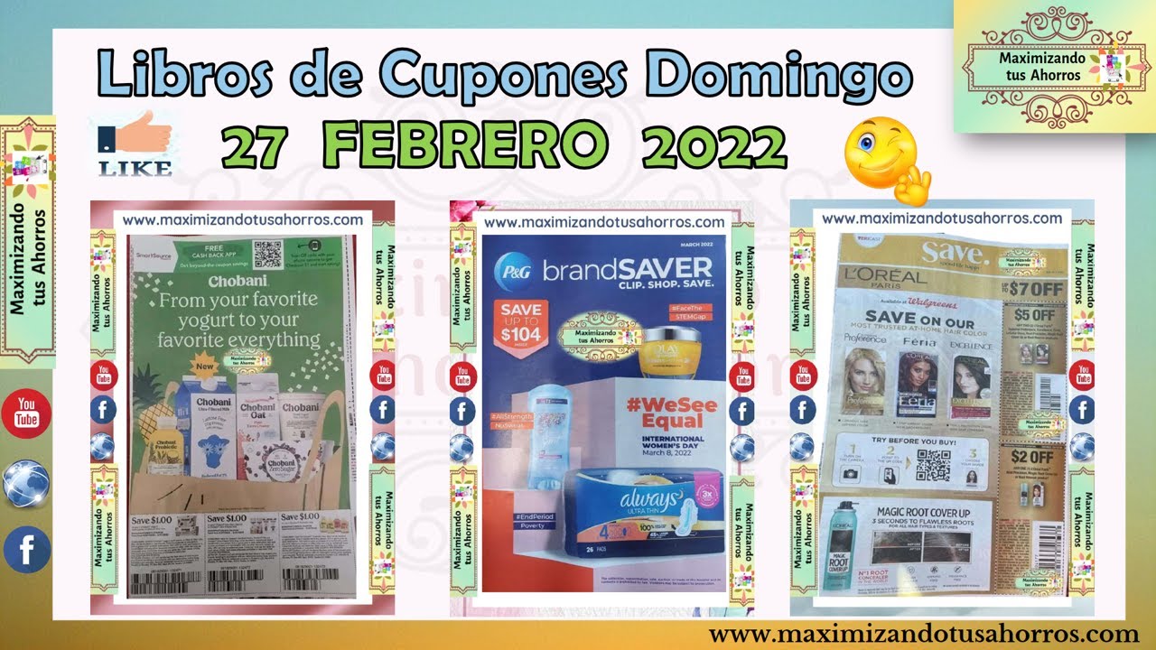 Libros de Cupones « 2/27/22 Maximizando Tus Ahorros