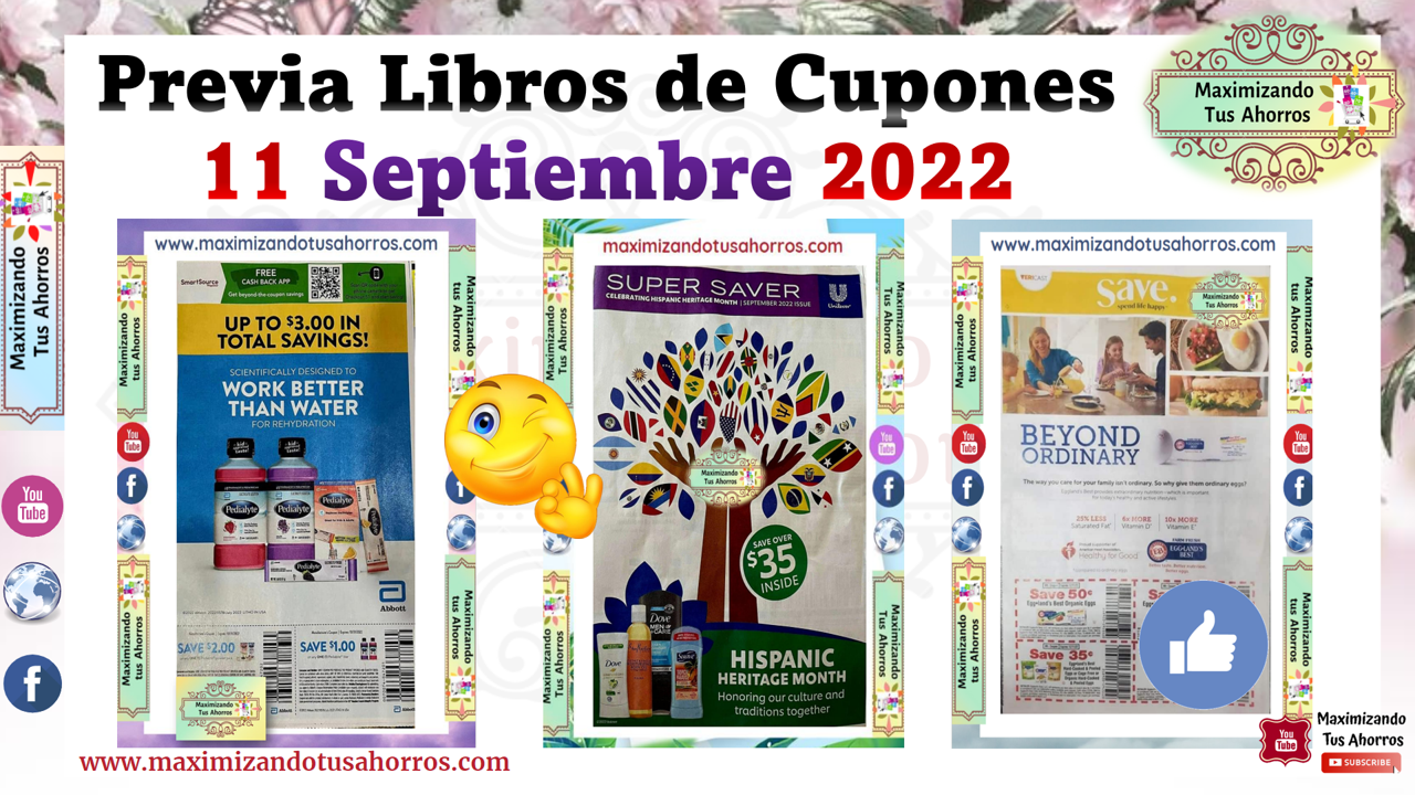 Libros de Cupones 👉🏻9/11/22 Maximizando Tus Ahorros