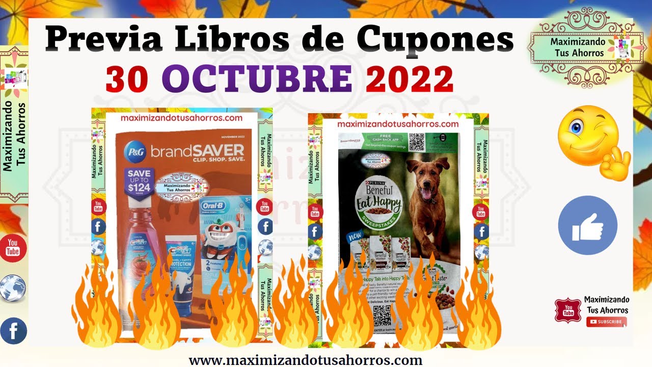 Libros de Cupones 👉🏻10/30/22 Maximizando Tus Ahorros